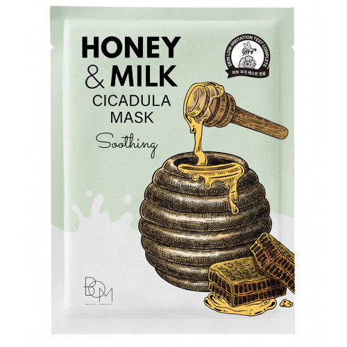 BOM Honey & Milk Cicadula Mask 10 pcs.