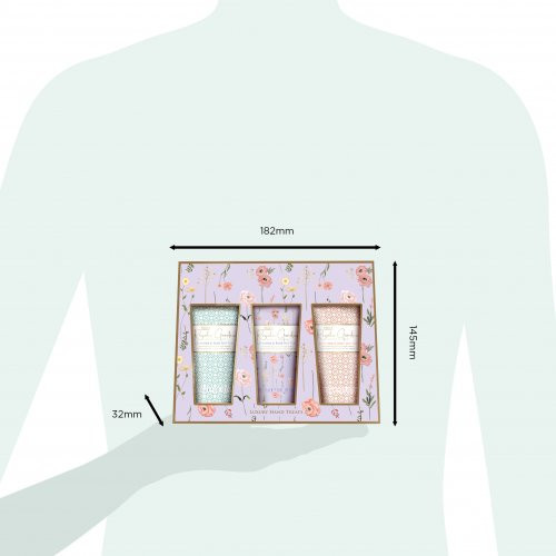 Baylis & Harding Royale Garden Rose, Poppy & Vanilla Luxury Hand Treats Gift Set 3x50ml