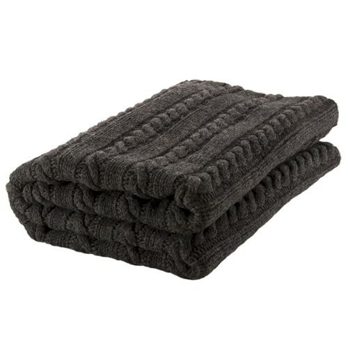 Nord Snow Classic Style Merino Wool Blanket Charcoal