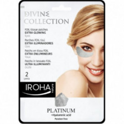 IROHA Divine Collection Extra Glowing Foil Tissue Patches With Platinum 2pcs