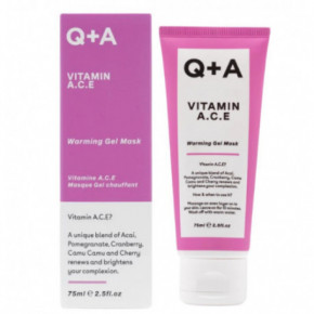 Q+A Vitamin A.C.E Warming Gel Mask 75ml