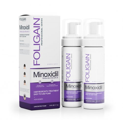 Foligain Advanced Hair Regrowth Treatment Foam For Women with Minoxidil 2% 3 Months