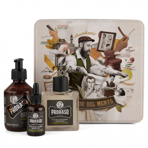 Proraso Vintage Beard Care Tin Refreshing 