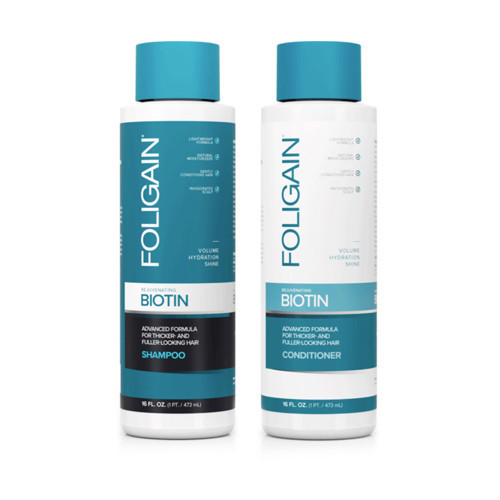 Foligain Rejuvenating Biotin Shampoo & Conditioner Set