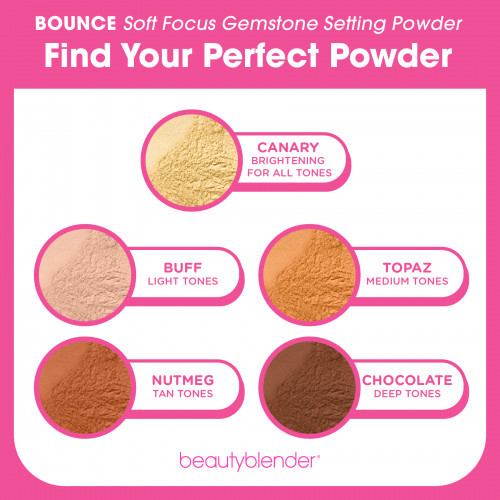 BeautyBlender Bounce Powder Soft Focus Gemstone Setting Powder 10g