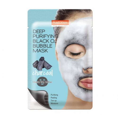 Purederm Deep Purifying Bubble Mask Charcoal 20g