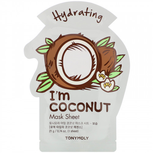 TONYMOLY I'm Real Coconut Sheet Mask 1pcs