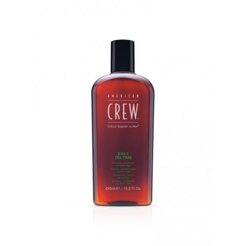 American Crew 3in1 Tea-Tree Shampoo, Conditioner And Body Wash 250ml