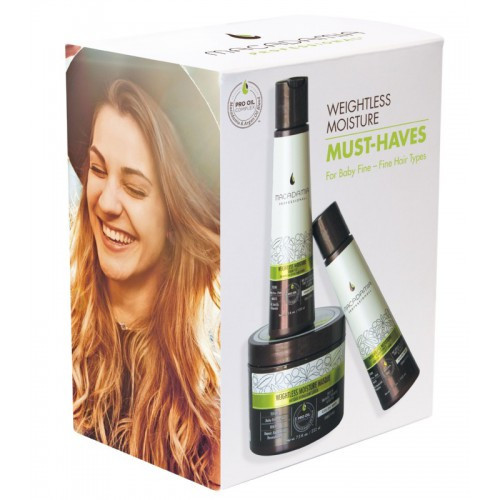 Macadamia Professional Weightless Moisture Must-Haves Set