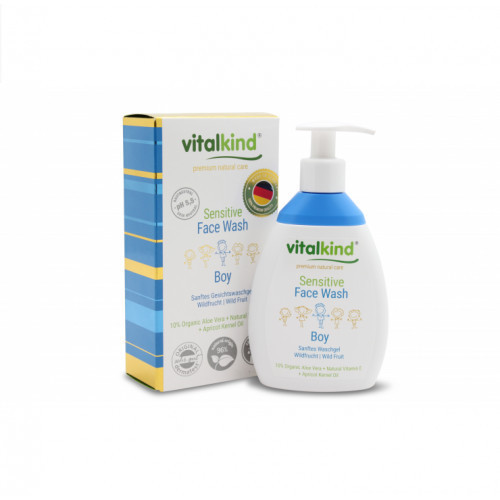 Vitalkind Sensitive Face Wash for Children 200ml