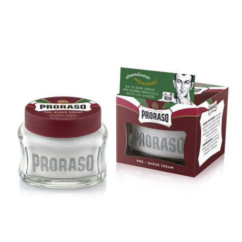 Proraso Pre-Shave Cream: Nourishing for Coarse Beards 100ml