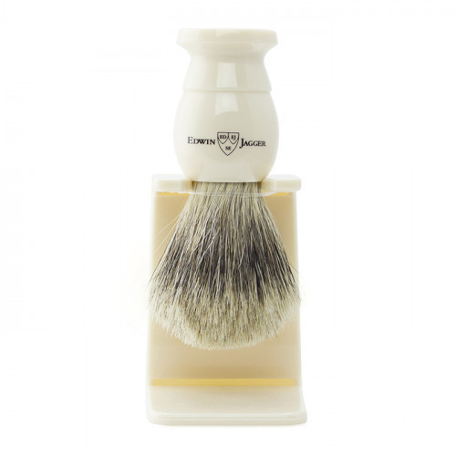 Edwin Jagger Shaving Brush Best Badger & Stand 1pcs