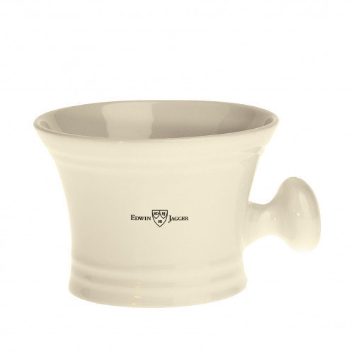 Edwin Jagger Porcelain Shaving Bowl with Handle 1pcs