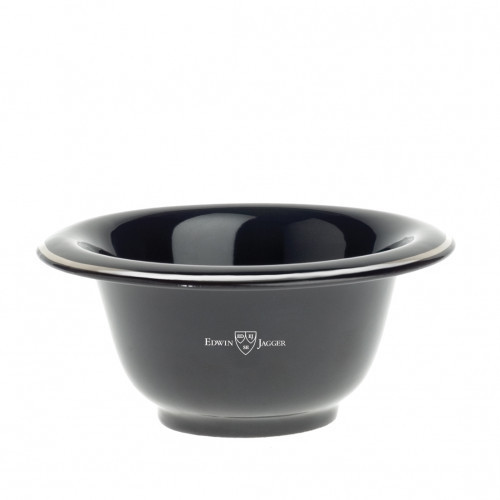 Edwin Jagger Porcelain Shaving Bowl With Chrome Rim 1pcs