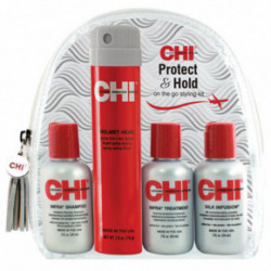 CHI Summer Travel Kit + Shampoo + Heat Protection + Iron Guard + Silk Infusion Set