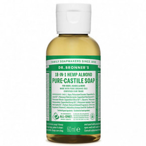 Dr. Bronner's Almond Pure-Castile Liquid Soap 60ml