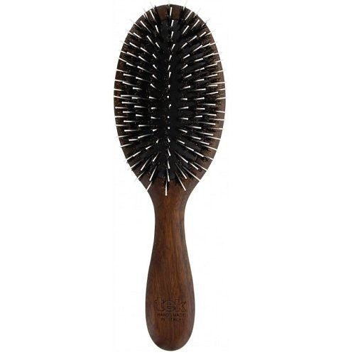 TEK Padouk Wood Oval Hairbrush MP Light