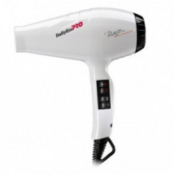 BaByliss PRO Luminoso Bianco Ionic Hairdryer Bianco