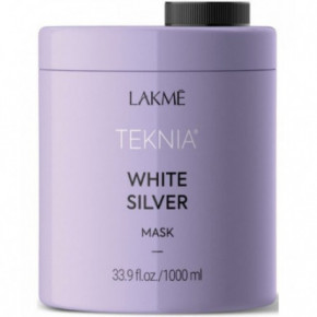 Lakme White Silver Geltonumą neutralizuojanti kaukė 1000ml