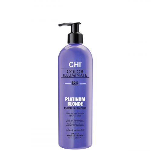 CHI Ionic Color Illuminate Platinum Blonde Shampoo 355ml