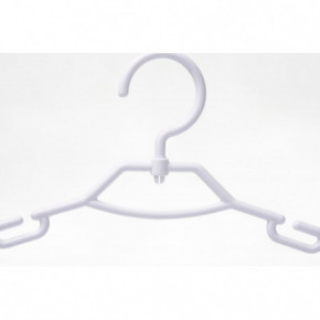 HomelyWorld WDO29 Colorful Plastic Hangers For Kids White
