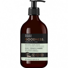 Baylis & Harding Goodness Oud, Cedar & Amber Hand Wash 500ml