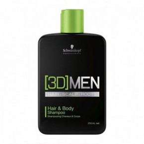 Schwarzkopf Professional 3D Men Hair&Body Shampoo 250ml