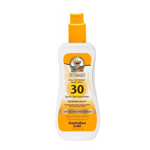 Australian Gold Spray Gel Sunscreen SPF30 237ml