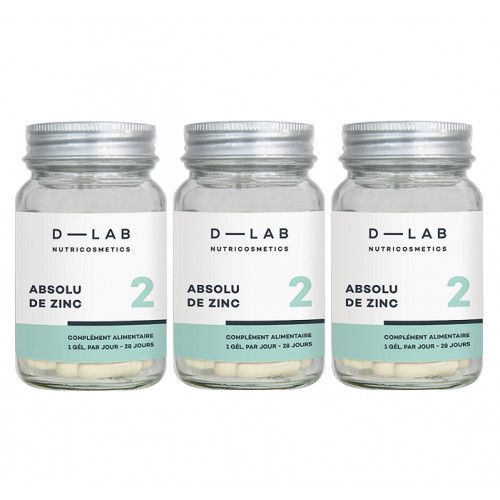 D-LAB Nutricosmetics Absolu de Zinc Food Supplement 1 Month