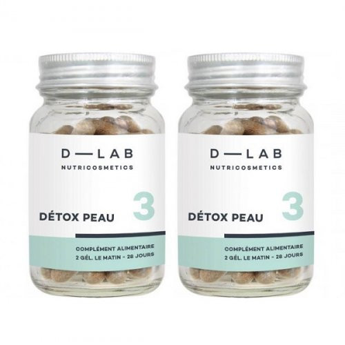 D-LAB Nutricosmetics Détox Peau Food Supplements for Skin Detoxication 1 Month