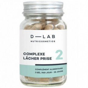 D-LAB Nutricosmetics Complexe Lacher Prise Stress Relief Complex Food Supplement 1 Month