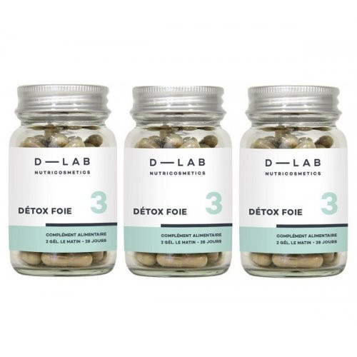 D-LAB Nutricosmetics Detox Foie Food Supplement For Liver Detox 1 Month