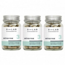 D-LAB Nutricosmetics Detox Foie Food Supplement For Liver Detox 1 Month