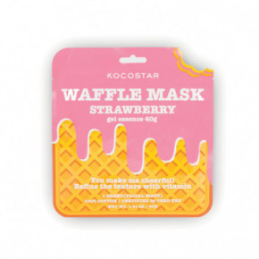 Kocostar Waffle Mask Strawberry 1pcs