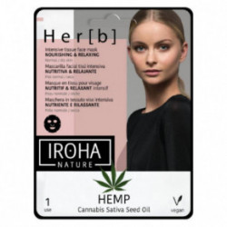 IROHA Nourishing & Relaxing Intensive Tissue Face Mask With Cannabis Oil 20g