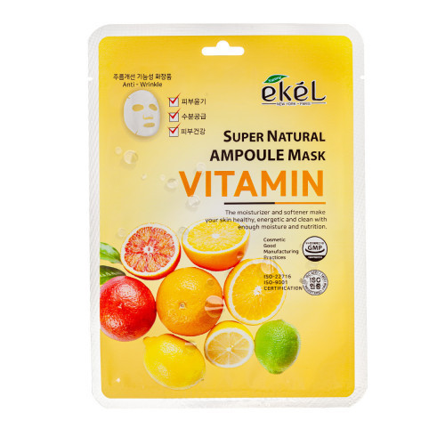 Ekel Super Natural Ampoule Mask Vitamin 25g