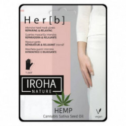 IROHA Repairing & Relaxing Hand Mask Gloves with Cannabis Seed Oil 1 pair