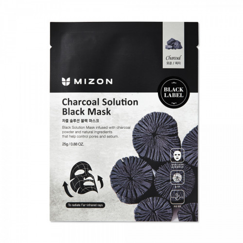 Mizon Charcoal Solution Black Mask 25g