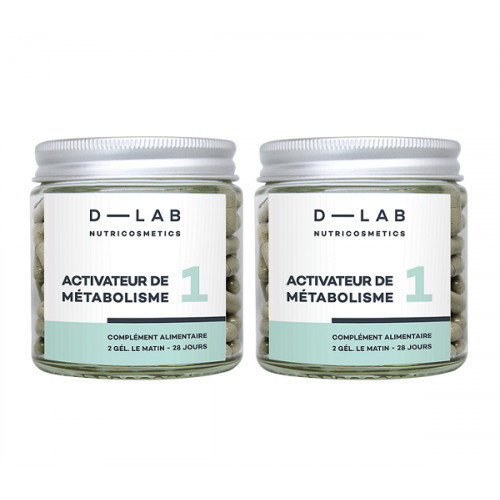 D-LAB Nutricosmetics Activateur de Métabolisme Metabolism Activator Food Supplement 1 Month