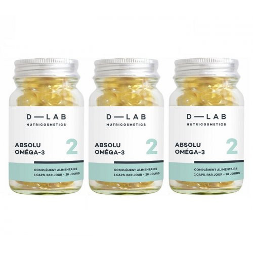 D-LAB Nutricosmetics Absolu Oméga-3 Pure Omega-3 Food Supplement 1 Month
