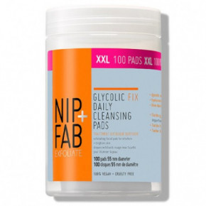 NIP + FAB Glycolic Fix Daily Cleansing Pads 100vnt