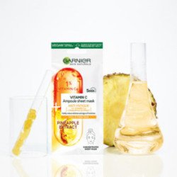 Garnier Vitamin C + Pineapple Anti-Fatigue Ampoule Sheet Mask 15g