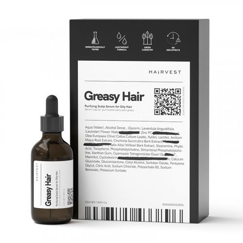 HAIRVEST Greasy Hair Purifying Scalp Serum For Oily Hair 55ml
