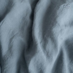 Linen Tales Blue Fog Linen Duvet Cover Set 200x200/50x70*2