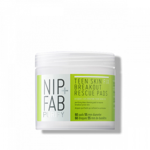 NIP + FAB Teen Skin Fix Breakout Rescue Pads 60pcs.