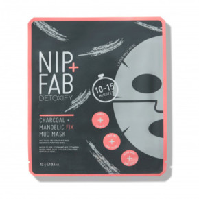 NIP + FAB Mandelic + Charcoal Fix Mud Sheet Mask 1 unit