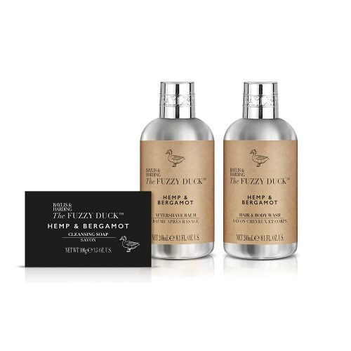 Baylis & Harding The Fuzzy Duck Men's Hemp & Bergamot Luxury Daily Preening Kit Gift Set