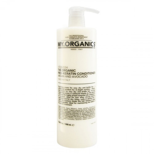 My.Organics Keratin Pro-Keratin Hair Conditioner with argan and avocado 250ml