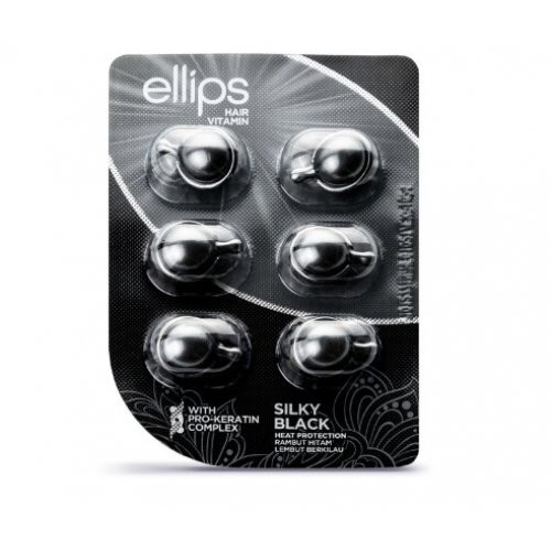 Ellips Pro-Keratin Complex Silky Black Hair Vitamin 50x1ml