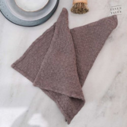Linen Tales Linen Dishcloth Set of 2 Cafe Creme